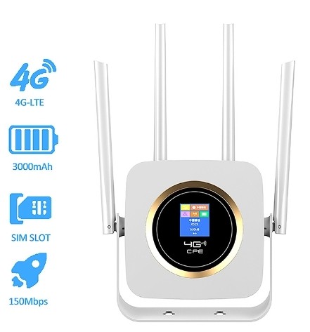 三网通家用办公WiFi高速Cat4 150Mbps 4G 路由器 CPE